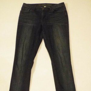 Lauren Conrad Dark Blue Wash Skinny Jean Size 10